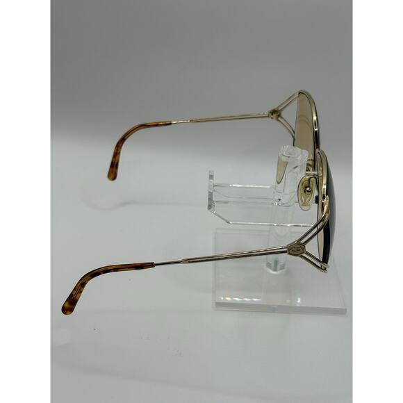 Christian Dior Aviator Sunglasses Gold Frame Brown Lens Austria 2599 - Picture 5 of 12